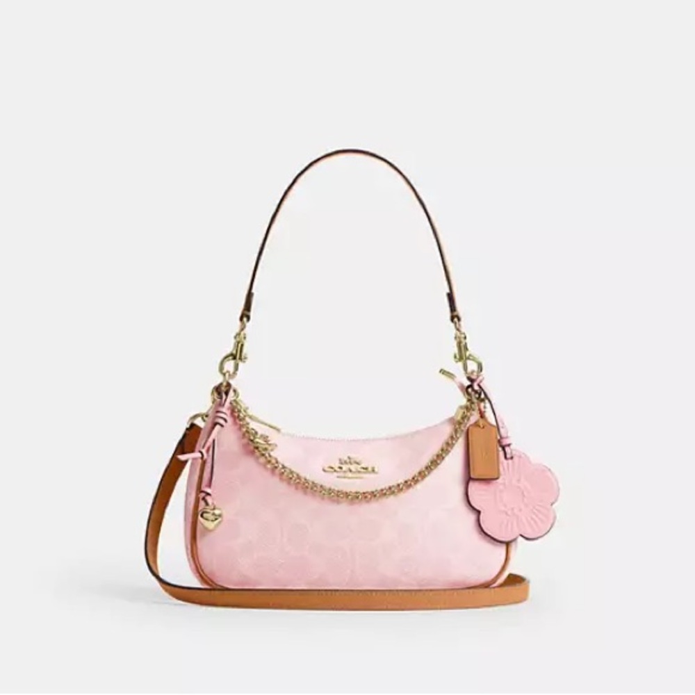 NWT! Coach Teri Shoulder Bag in Powder Pink